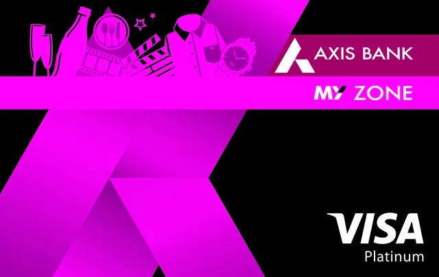 Axis Bank MY Zone Visa Platinum credit card