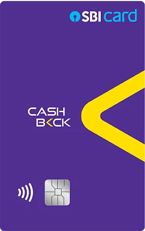Cashback SBI Card, purple card face